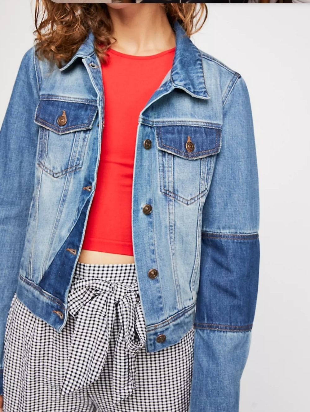 NWOT Free People Rumors Jean Jacket - Picture 5 of 13